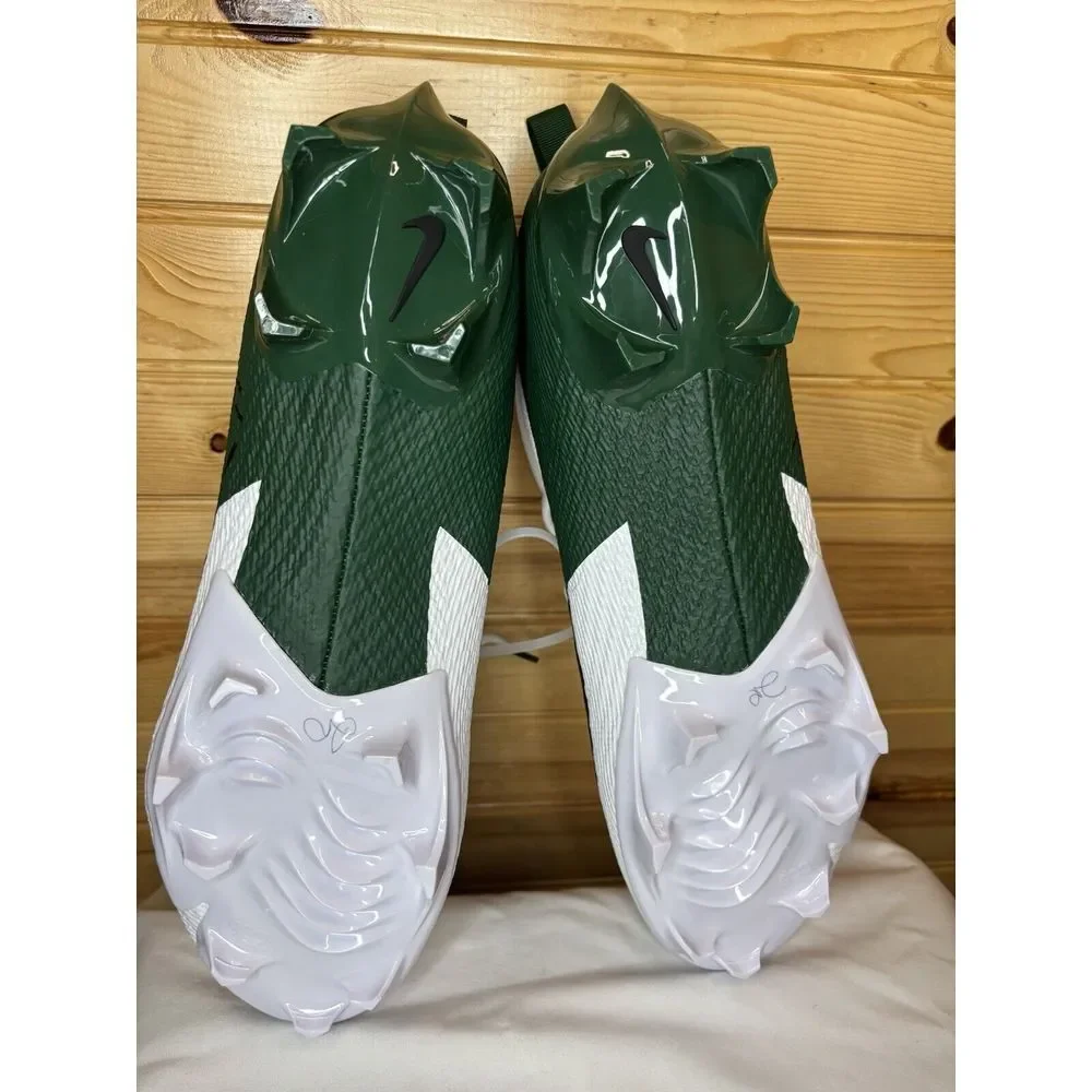 Nike Vapor Edge Speed 360 2 Men's 14‎ White Green Football Cleats FQ4045-101 New